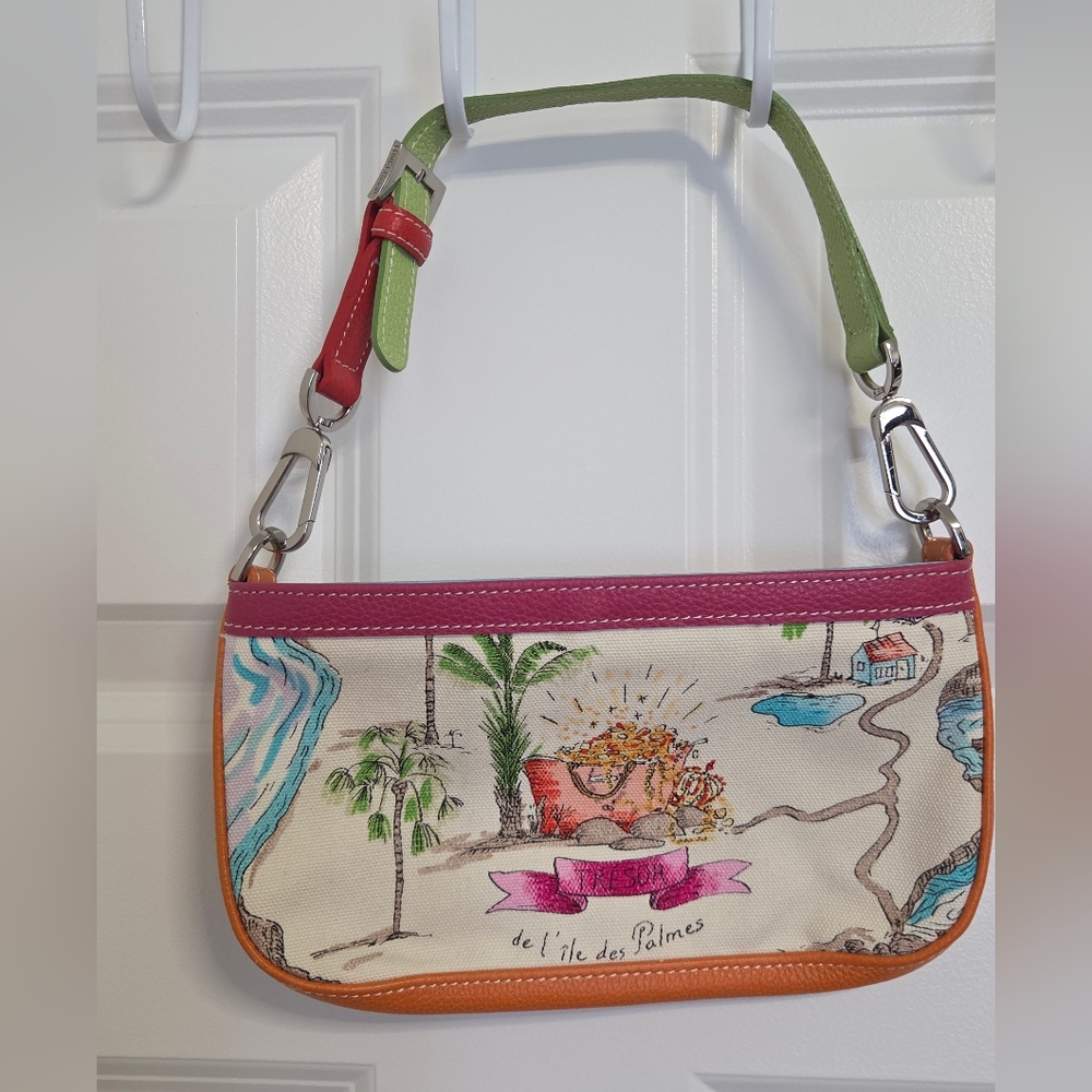 Longchamp Limited Edition Treasure Island Print Bag - Picture 1 of 3